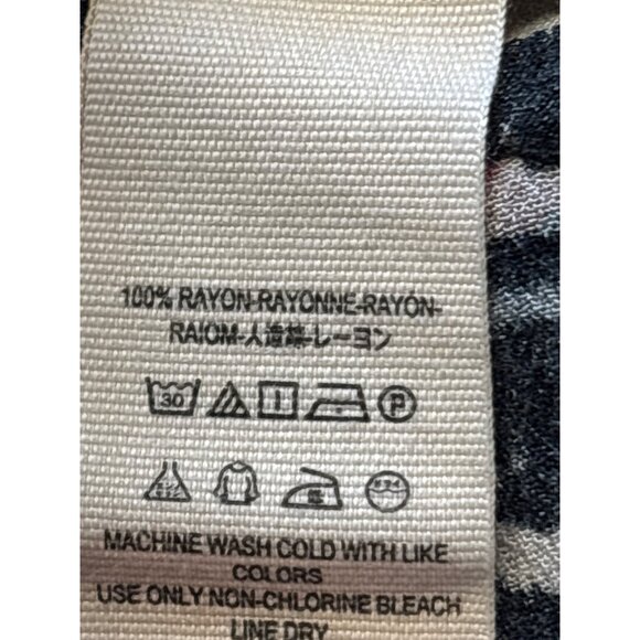 Free People Drift Away Tunic Top Mini Dress Cold Shoulder Boho Abstract Size S - Picture 8 of 8